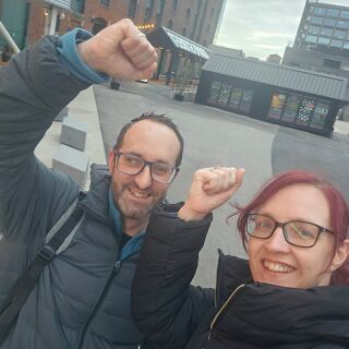 The Swains...lost in Manchester!