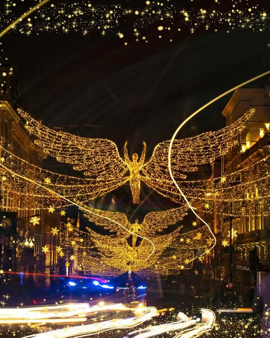 Race Across The World Experience in the West End of London through the Christmas Lights